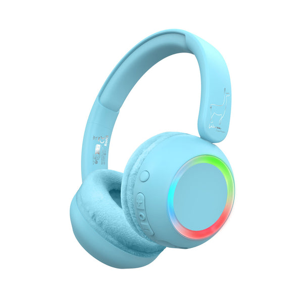 Lalarma trådløs høretelefon med lys, blå