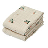 Liewood Lewis 2-Pak Stofble, Peach / Sea Shell Mix
