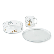 Liewood Siva printed tritan spisesæt, all together/sandy