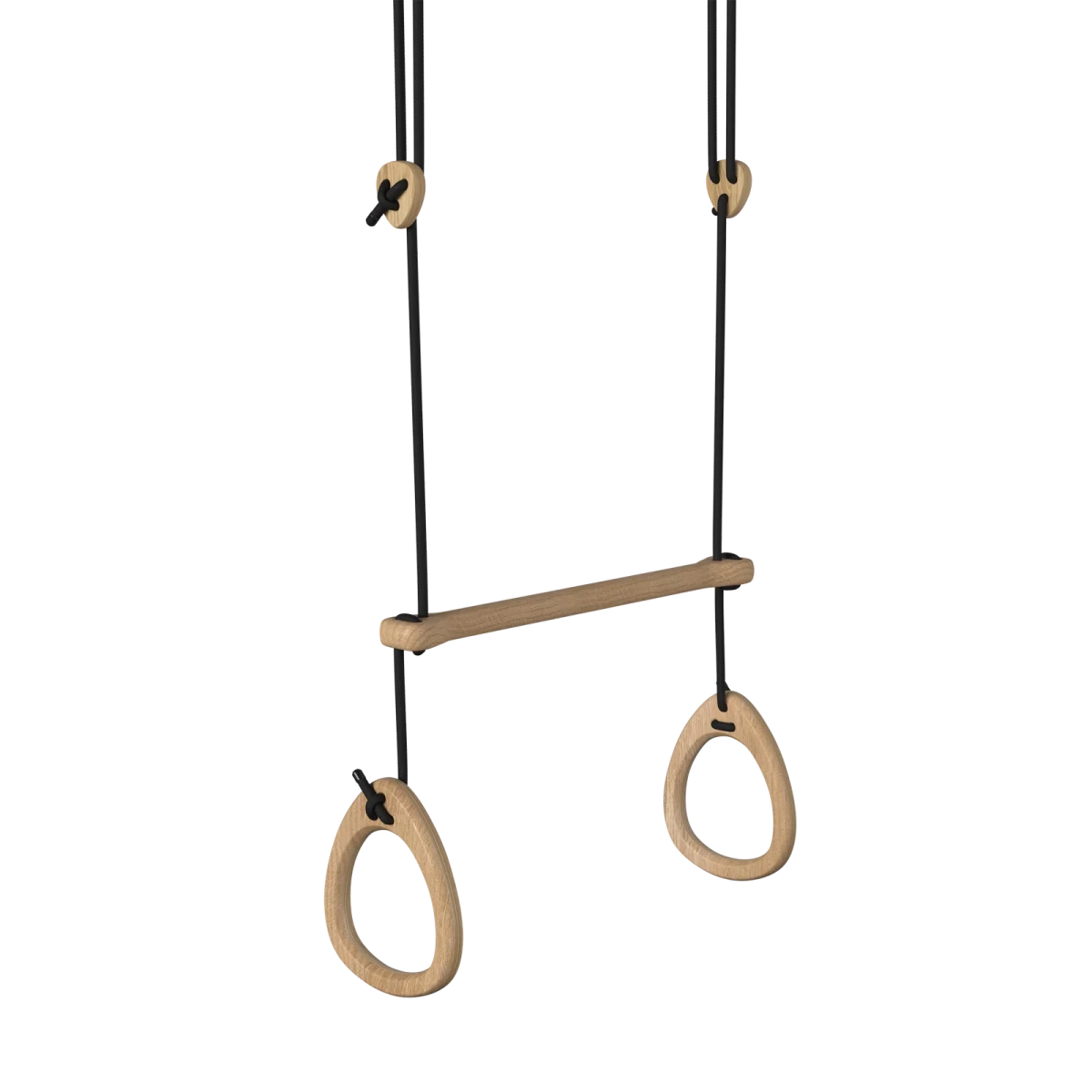 Lillagunga acrobat, eg, sort reb, 2,80 - 3,80m