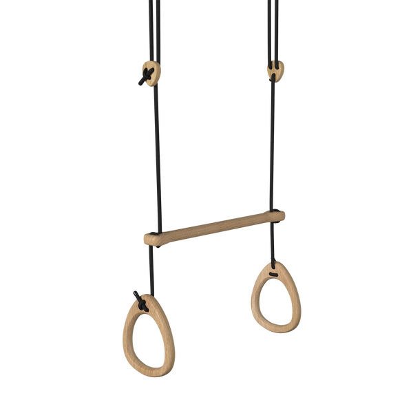 Lillagunga acrobat, eg, sort reb, 2,80-3,80m