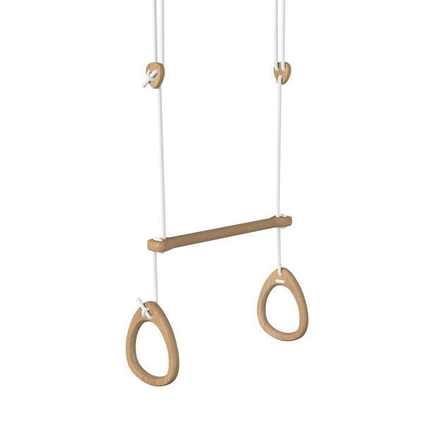 Lillagunga acrobat, eg, hvid reb, 3,80-4,80m