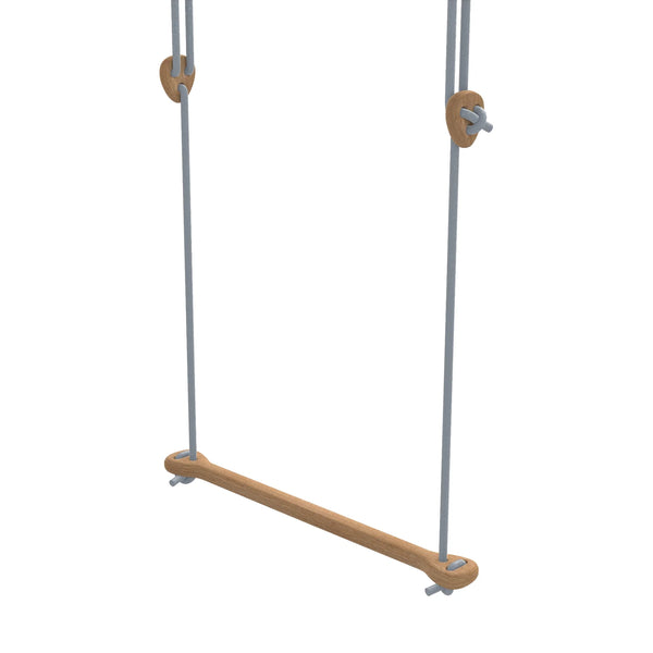 Lillagunga Trapez, eg, grå reb, 2-2,80 m