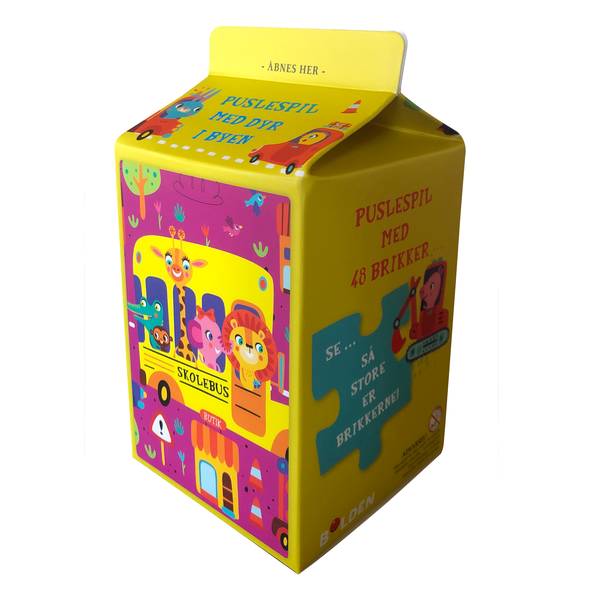 01_Mælkekarton-puslespil, Dyr i byen.png