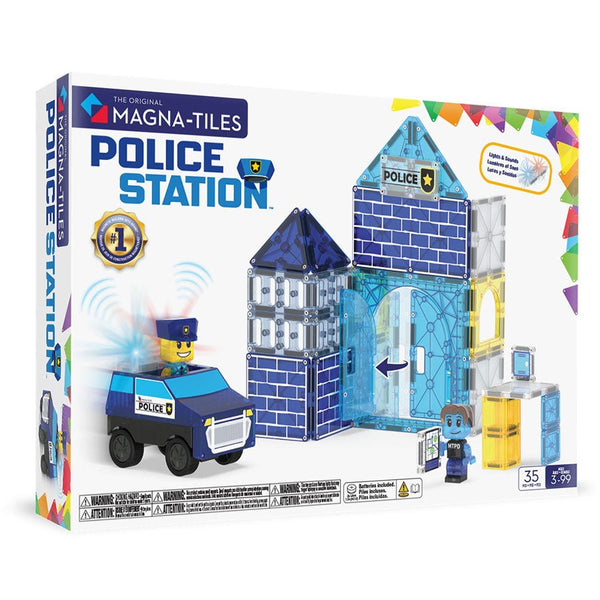 Magna-Tiles Politistation, 36 Dele