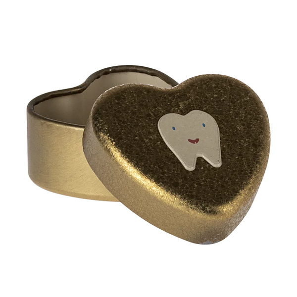 Maileg Tandæske lille, guld