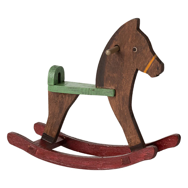 Maileg gyngehest, mørkebrun