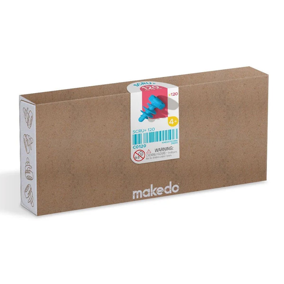 MakeDo Skruer Til Pap Krea, 120 Stk