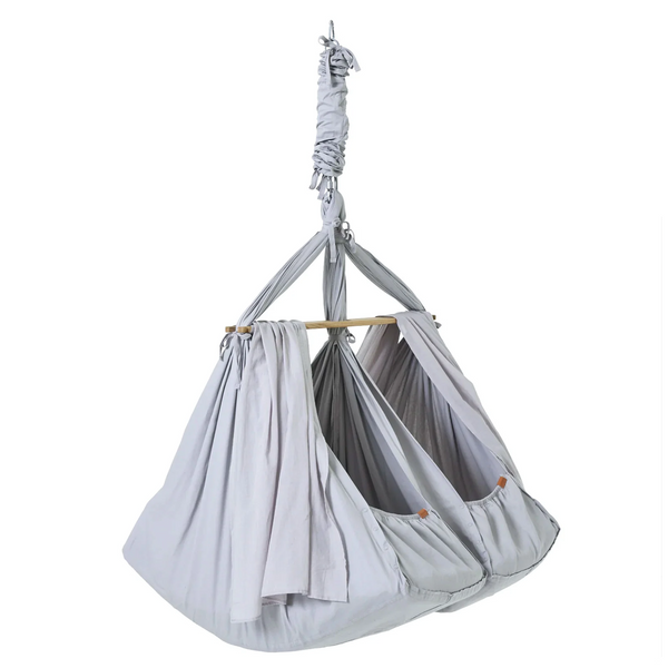 Membantu Tvillingeslyngevugge - Premium, grå