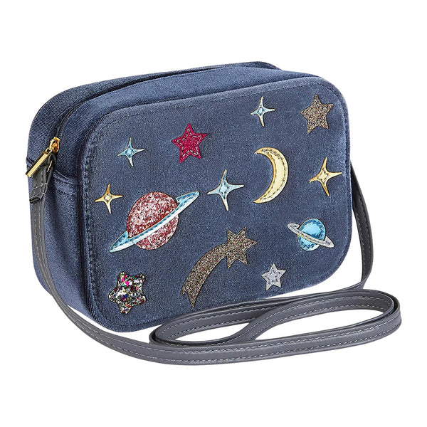 Mimi & Lula stribet taske, grå