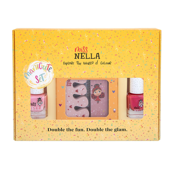 Miss Nella pink manicute sæt