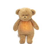 Moonie 2.0 Organic Humming Bjørn med lampe, cappuccino