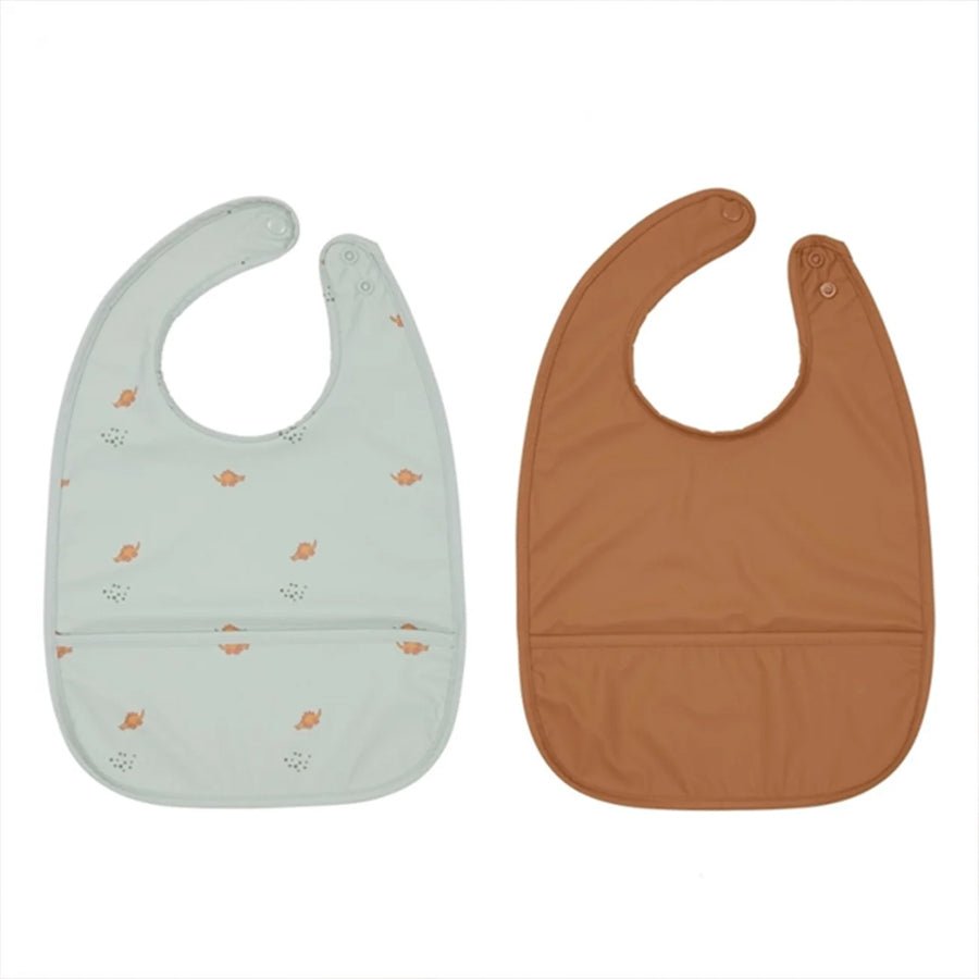 OYOY 2 - pak Hagesmæk Dino, Dusty Green/Karamel