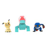 Pokémon 3-Pak Battle Figure, Mimikyu/Porygon/Croagunk