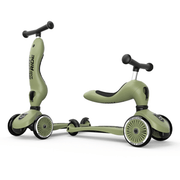 Scoot and Ride 2 - i - 1 Løbehjul, Highway Kick 1 - Olive