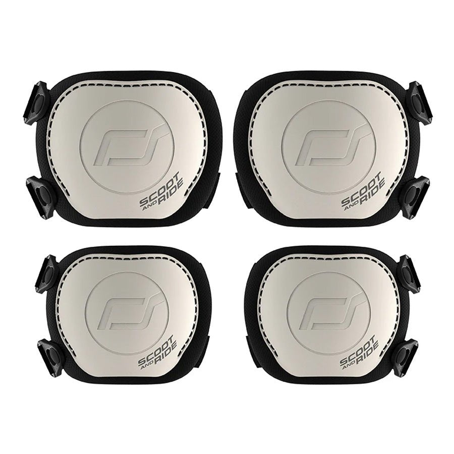 Scoot and Ride S beskyttelsesudstyr, ash
