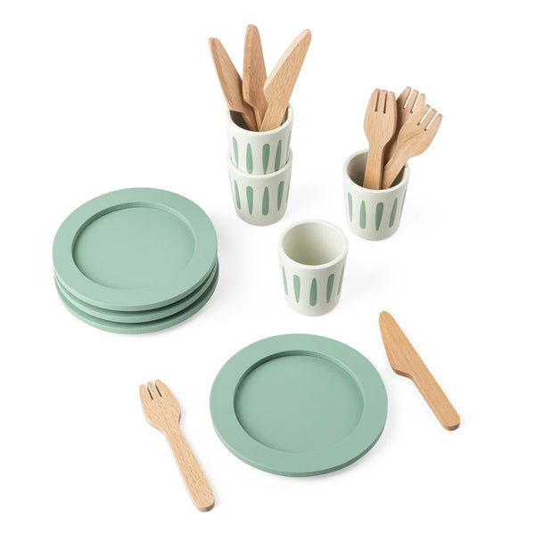 Sebra Spisesæt til 4, træ