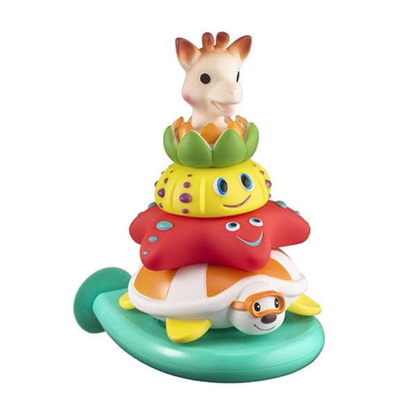 Sophie la Girafe, splash og surf stable pyramide
