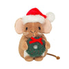 Julemus Med Adventskrans (11 cm)