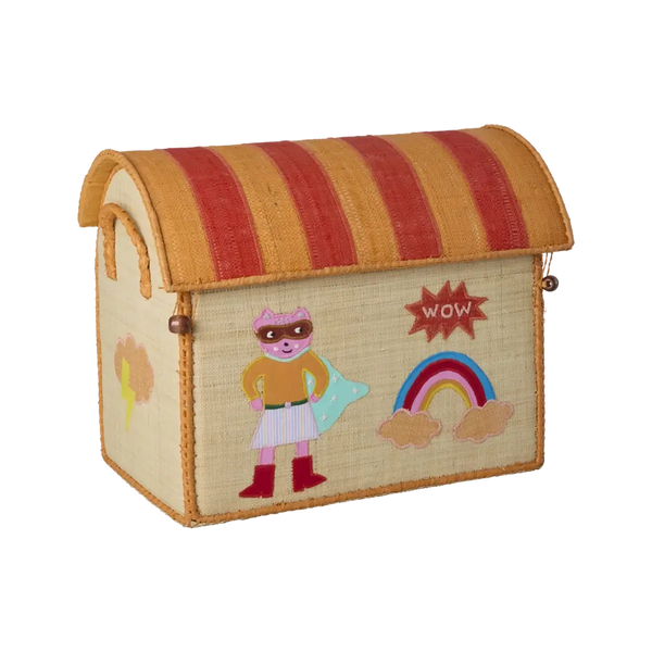 Rice Opbevaringskurv Hero Pink - Lille