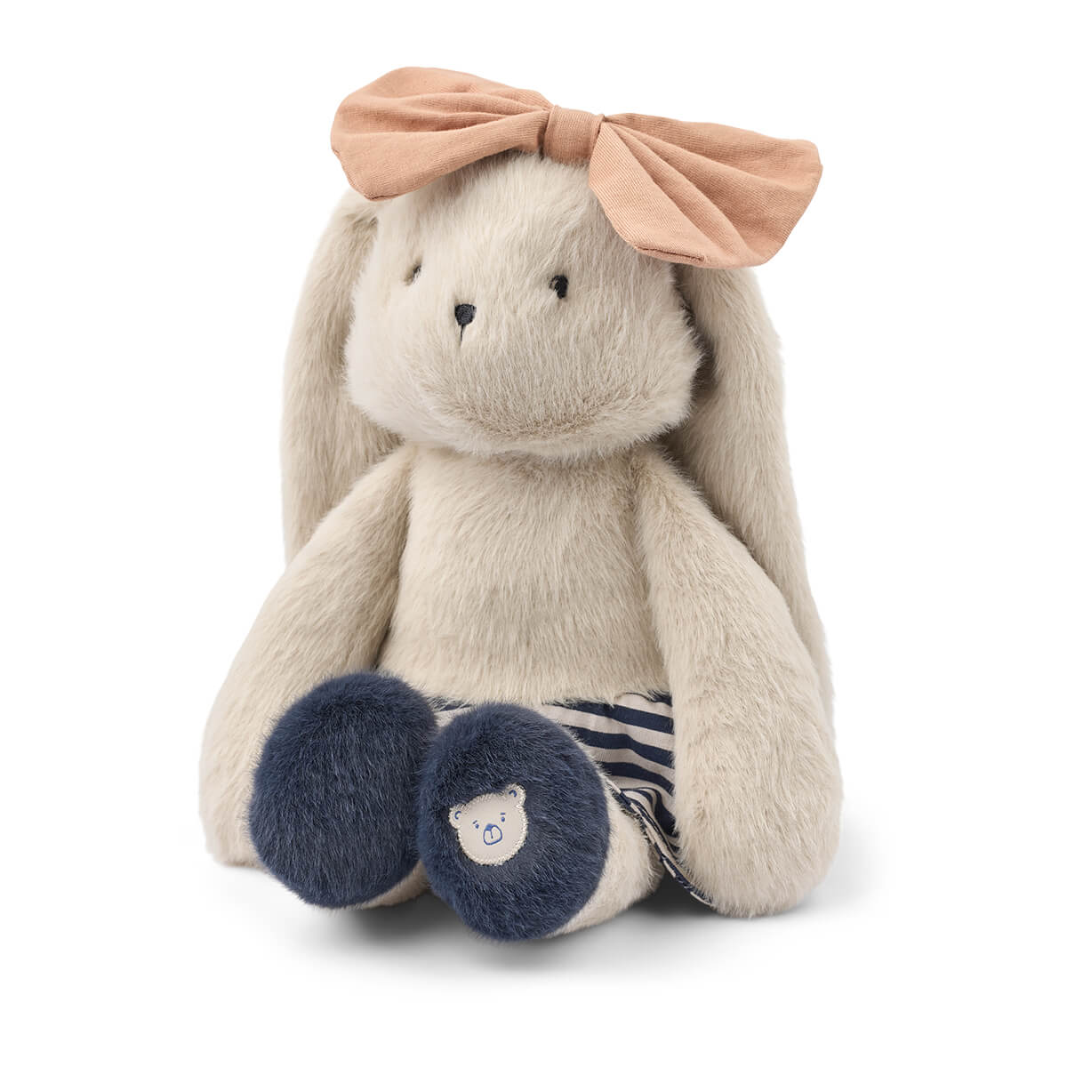 Liewood Babette Kanin Celebration Bamse, Mist/Navy Stripe Mix