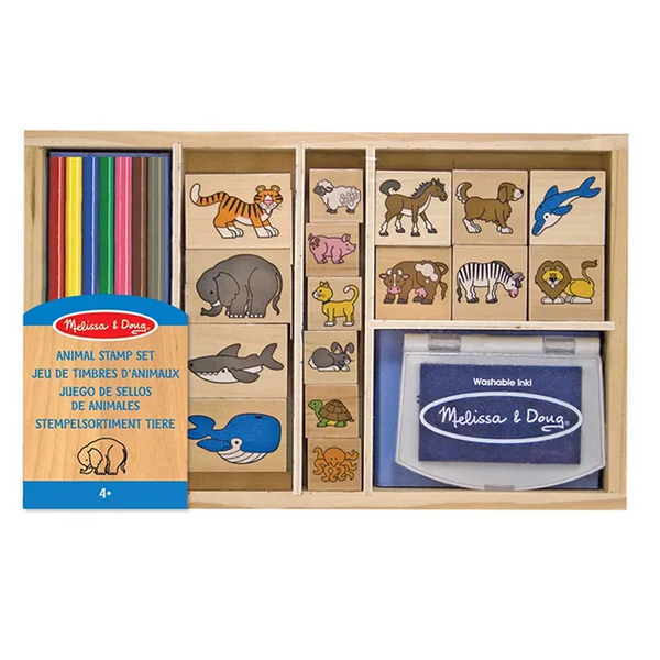 Melissa & Doug Træstempler - dyr