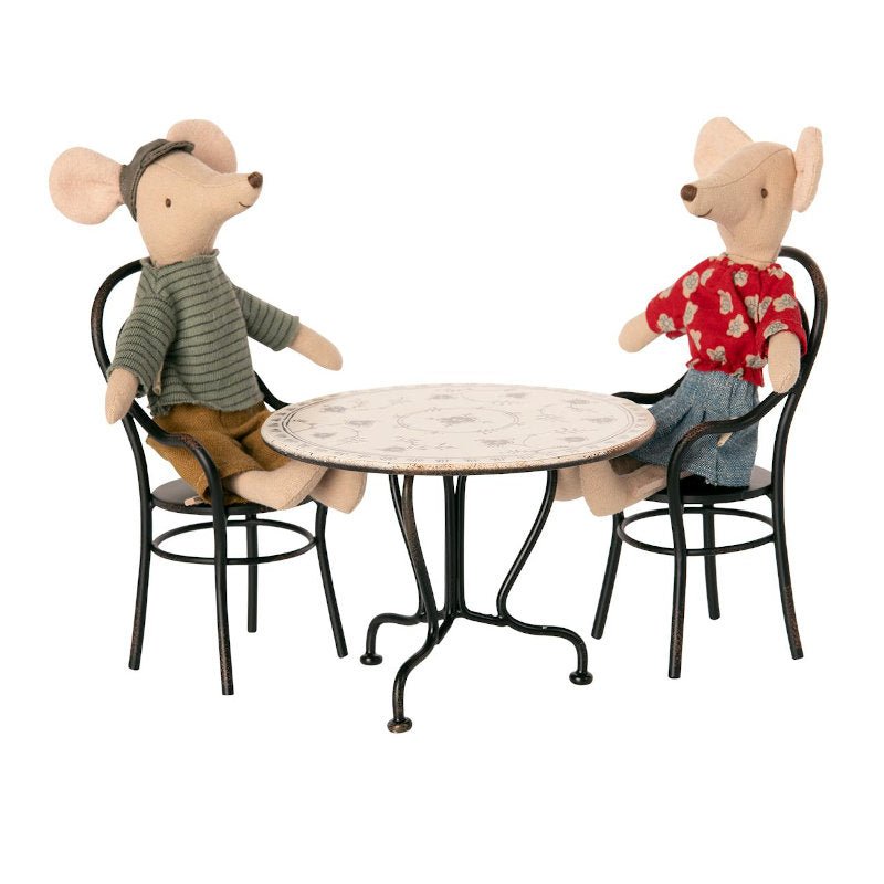 Maileg spisebord og 2 stole