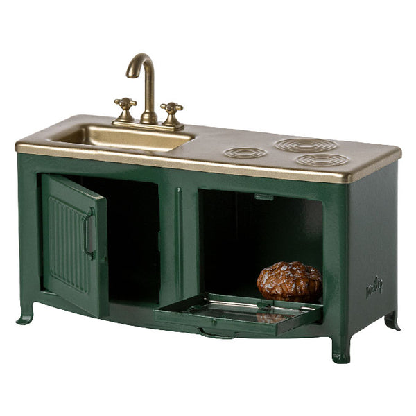 Maileg Køkken, Mus - Mørk grøn