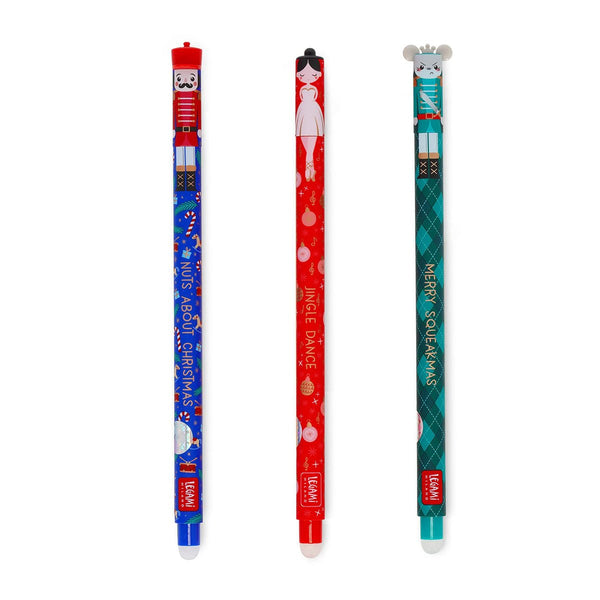 Gel Pen 3-Pak Sletbar, Jul