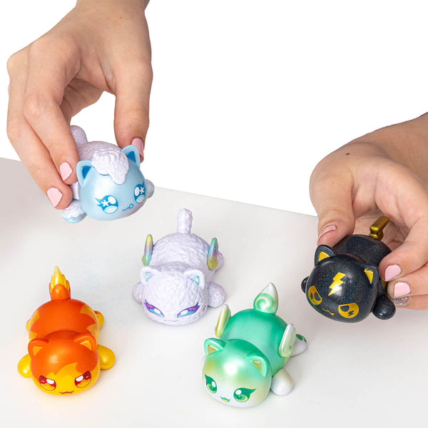 Aphmau Mystery Meemeow, 5-pak elemental figurer