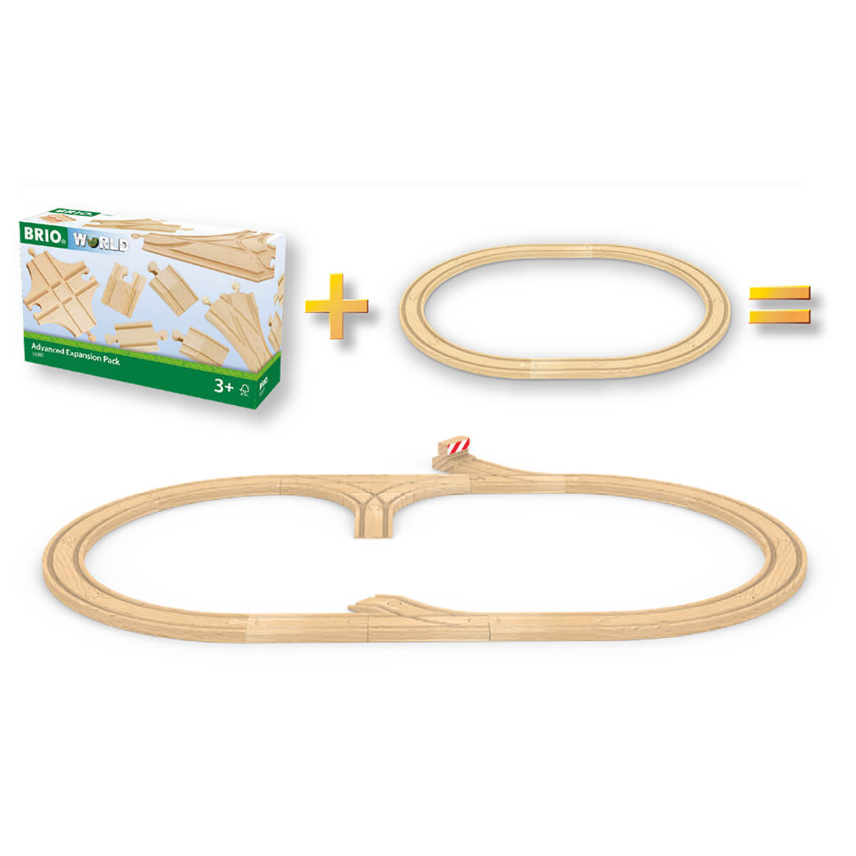 BRIO Skinnesæt, 11 Dele