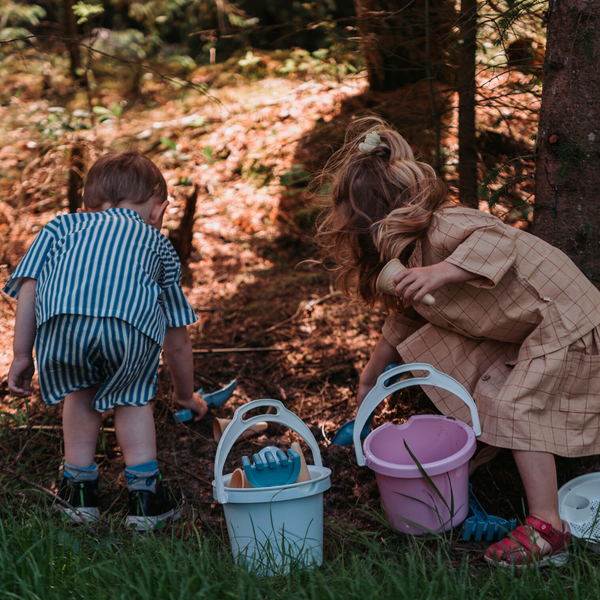 Spandsæt med Isvafler, Blå