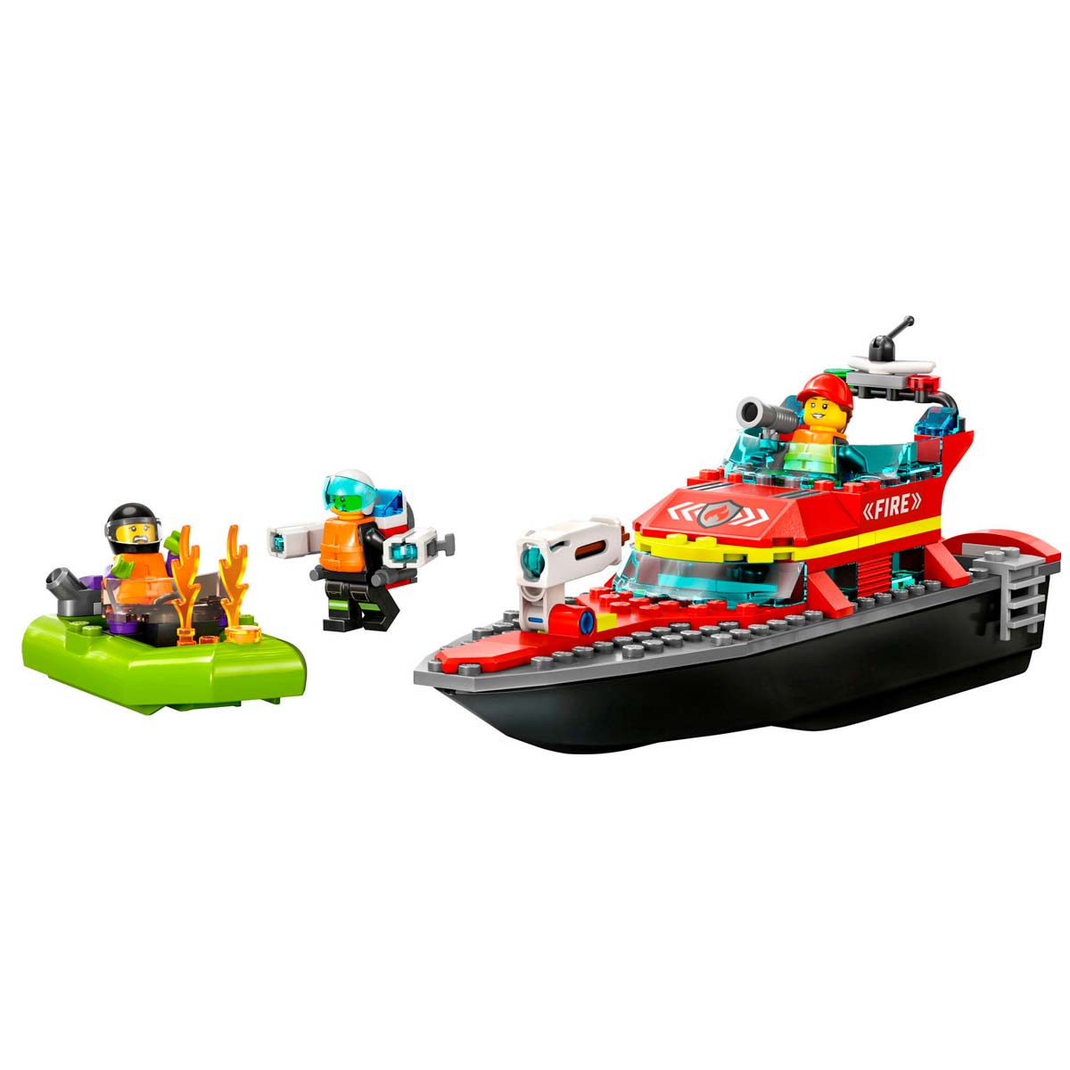 LEGO® CITY Brandvæsnets redningsbåd