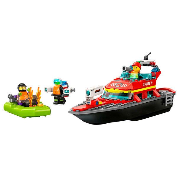 LEGO® CITY Brandvæsnets redningsbåd