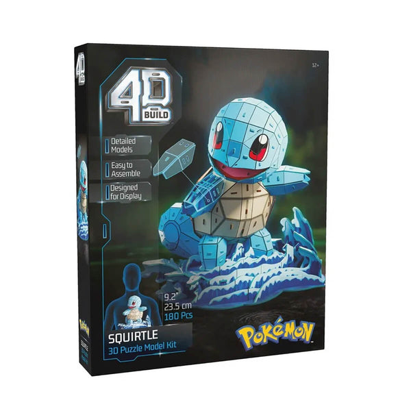 Pokemon 4D Puslespil Squirtle, 30 cm