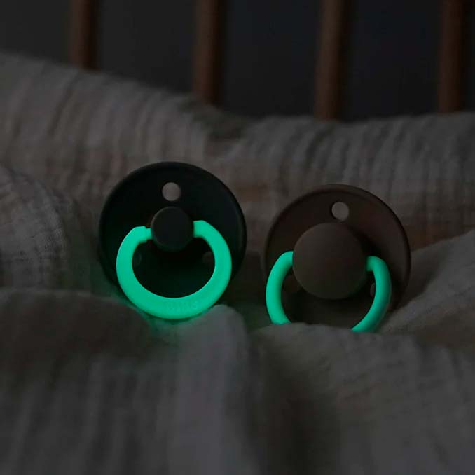 BIBS 2 - pak rund sut, str 1 - vanilla NIGHT / dark oak NIGHT