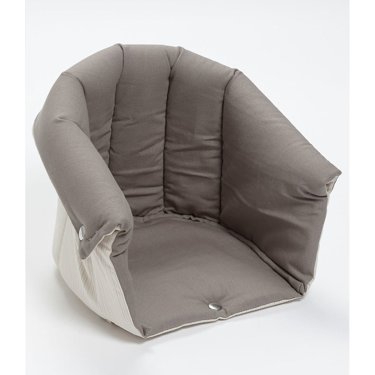 02_Copenhagen Colors Multifunktionel kaleche til babylift, dark grey solid w. cream stripe-2.jpg