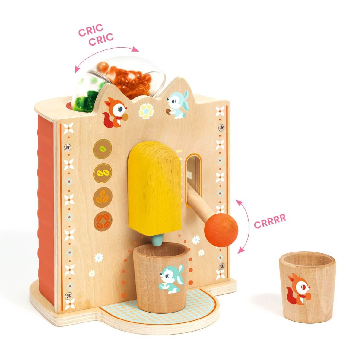 Espressomaskine i Træ