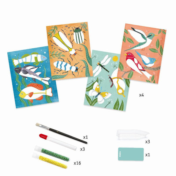 Kreativ Æske: Dyrebilleder med Perler