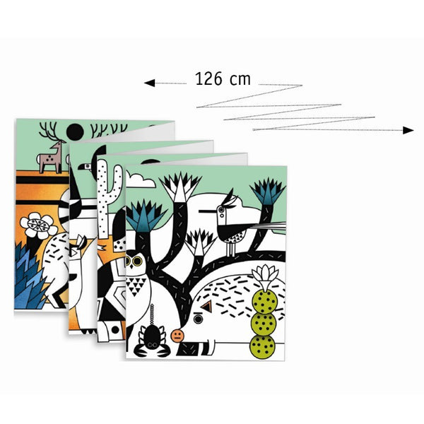 Djeco kreativ leg, velour farvelægning - colorado