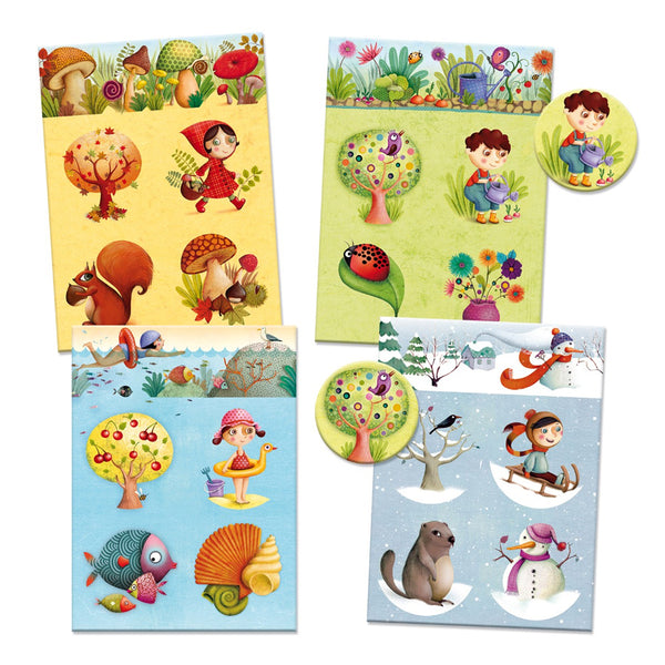 Djeco Billedlotteri De 4 Årstider