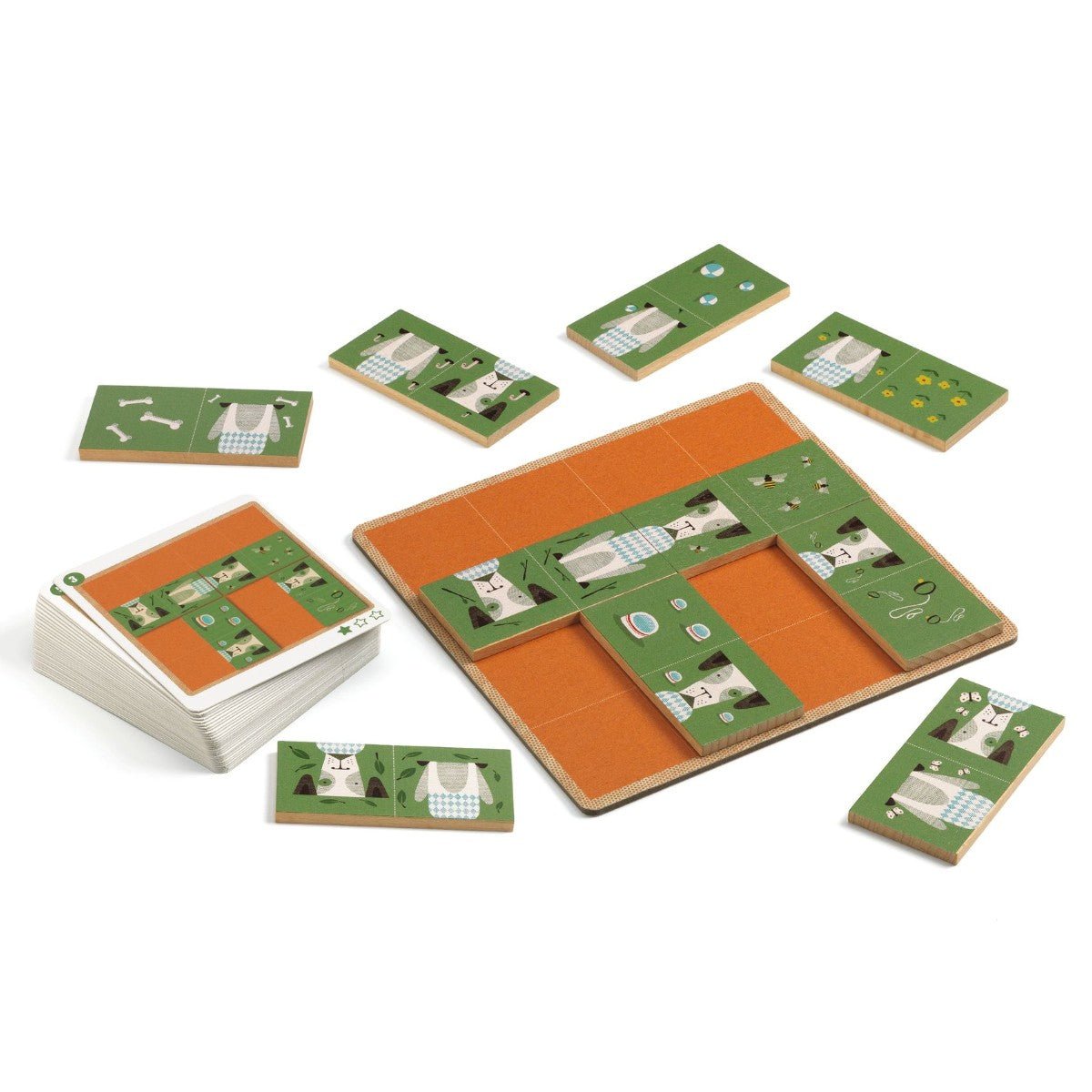 Djeco Sologic spil, Dogmino