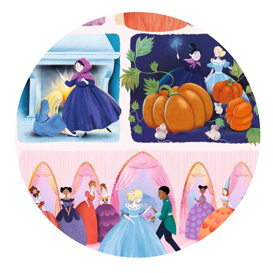 Historie Puslespil med Askepot (54 Brikker)