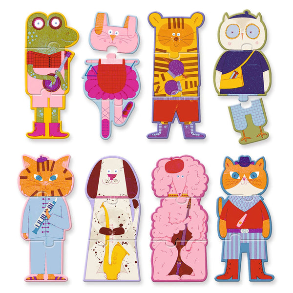 Djeco trio puslespil, orkesteret