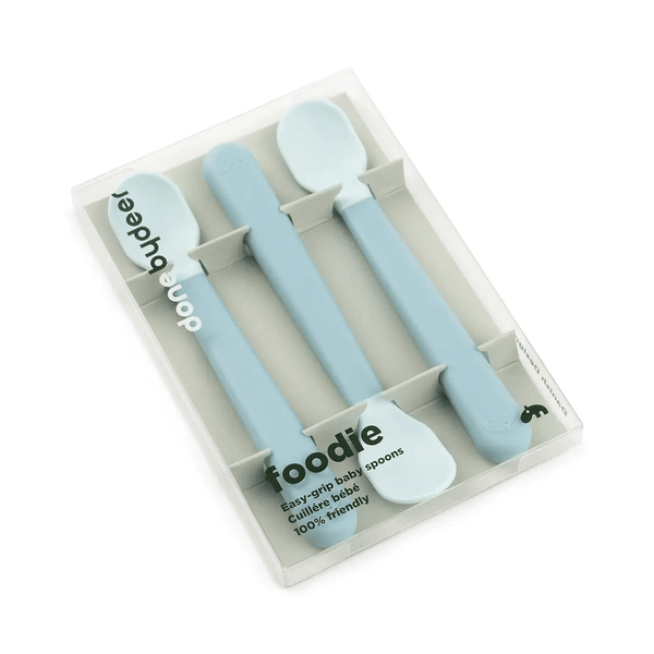 Done by Deer Foodie easy - grib 3 - pak baby ske, blue
