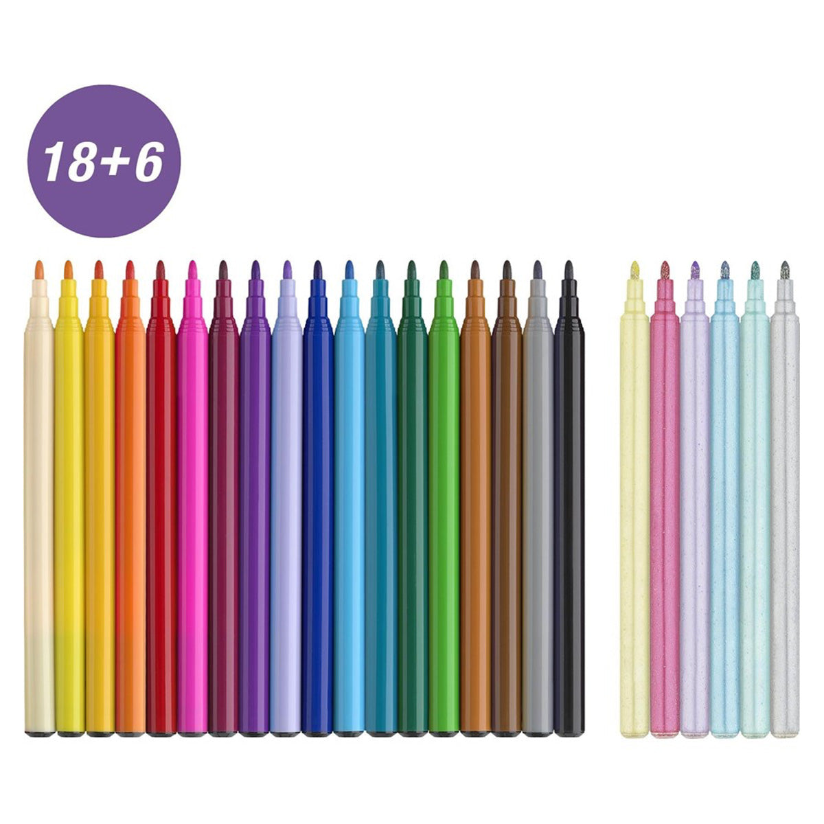 02_Faber-Castell Tusser 18 + 6 Pastel, Enhjørning-2.jpg