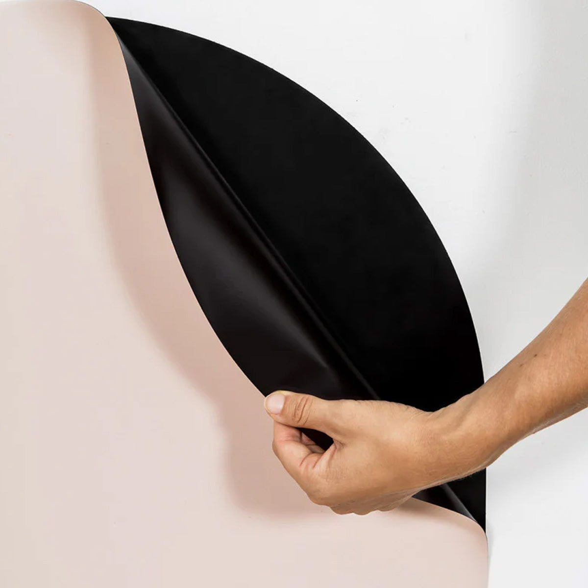 02_Ferflex® Magnetisk Tapet Tavle Med Rund Top - 1 m x 58 cm, Rosa Beige.jpg