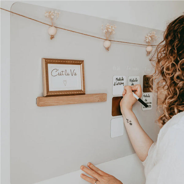 Ferflex® Magnetisk Tavle, Rektangulær Beige - M