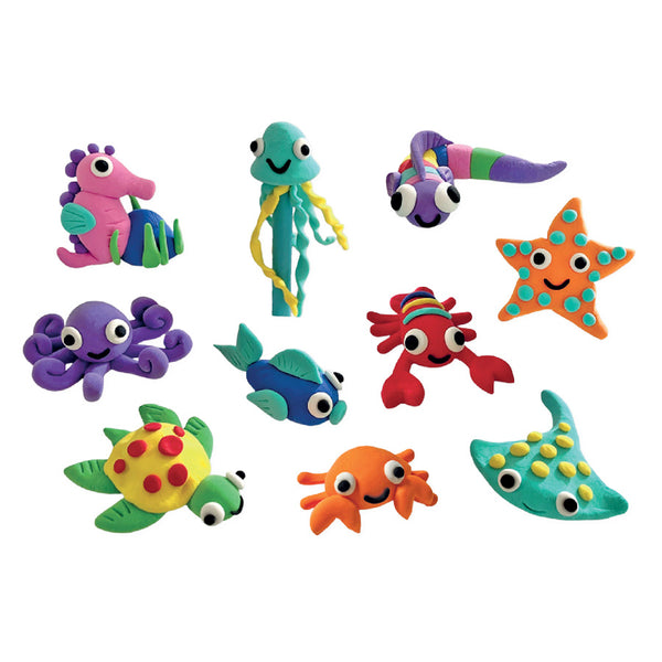 Floss & Rock selvhærdende ler, ocean