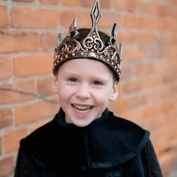 Great Pretenders Medieval krone, guld/sort